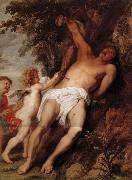 Anthony Van Dyck Saint Sebastien secouru par les anges Germany oil painting reproduction
